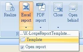 4.1.2 Excel Report When the measurements and annotation are done, it is possible to export the data to an Excel document.