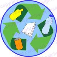 Keep track of the number of items you recycle in a week.