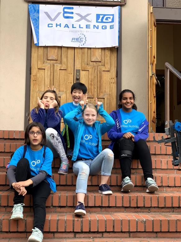 We are Team 2014P Sandpiper Pirates (Evelyn, Amishi, Alice, Shriya, and Hanlin) for VEX IQ Challenge Next Level (2018-2019).