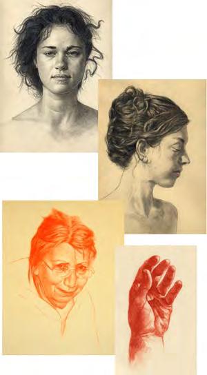 The central focus of the collection are our bestselling Mastering Portrait Drawing 1, 2 & 3 workshops and Drawing Hands.