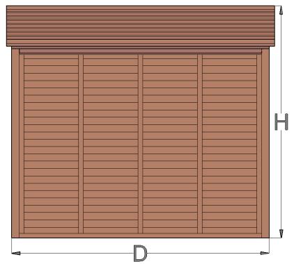 I. DESCRIPTION Storage Mini Barns are an attractive addition to any yard. They are practical to store tools, lawn equipment and other items or they can be set up as a workshop, studio or home office.