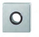 Trim Set RM Square Rose Narrow Mortise Locks (NML) RM 17 1703 00401 Square Rose Cylinder Ring 17 1712 02601 23