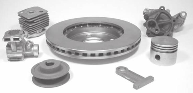 Manufacturing Processes Casting The main classes of manufacturing processes are as follows: Casting is the process whereby liquid metal, such as gray iron, aluminum, or bronze,