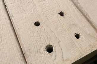 Do not drill thru the bracket - this will remove the corrosionresistant properties of the