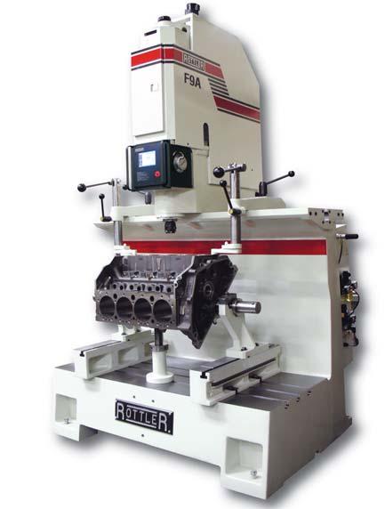 With improvements in electronic motors and cutting tool technology, Rottler Boring Machines are two to three times more productive than anything else available on the market. F10A & F10X 1.