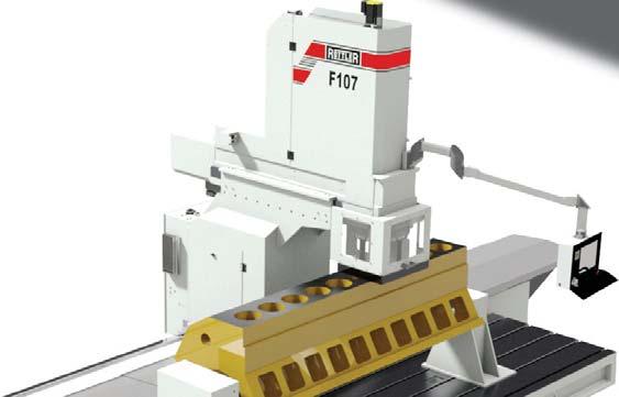 Combined with Rottler s automatic tool changer, many operations can be completed