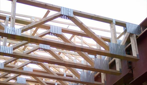 May be used in place of solid lumber joists to provide support for the floor Able to span LONGER DISTANCES than solid lumber joists 1) reduce or eliminate the need for girders, piers, and columns 2)