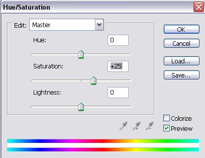 Setting the saturation tool too high may introduce color noise 3.