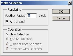 From that menu, select Make Selection A Make Selection dialog appears: If your selections look like the above, you can accept them all