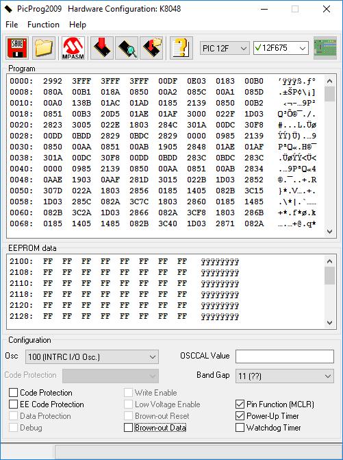 Programming and Firmware To Flash the PIC a prepared HEX File is available.
