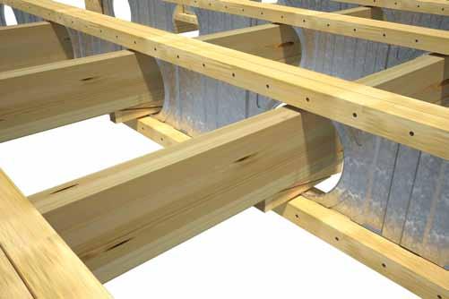 1.3.4 Wedges Wedges are used to secure the strongback to each joist.