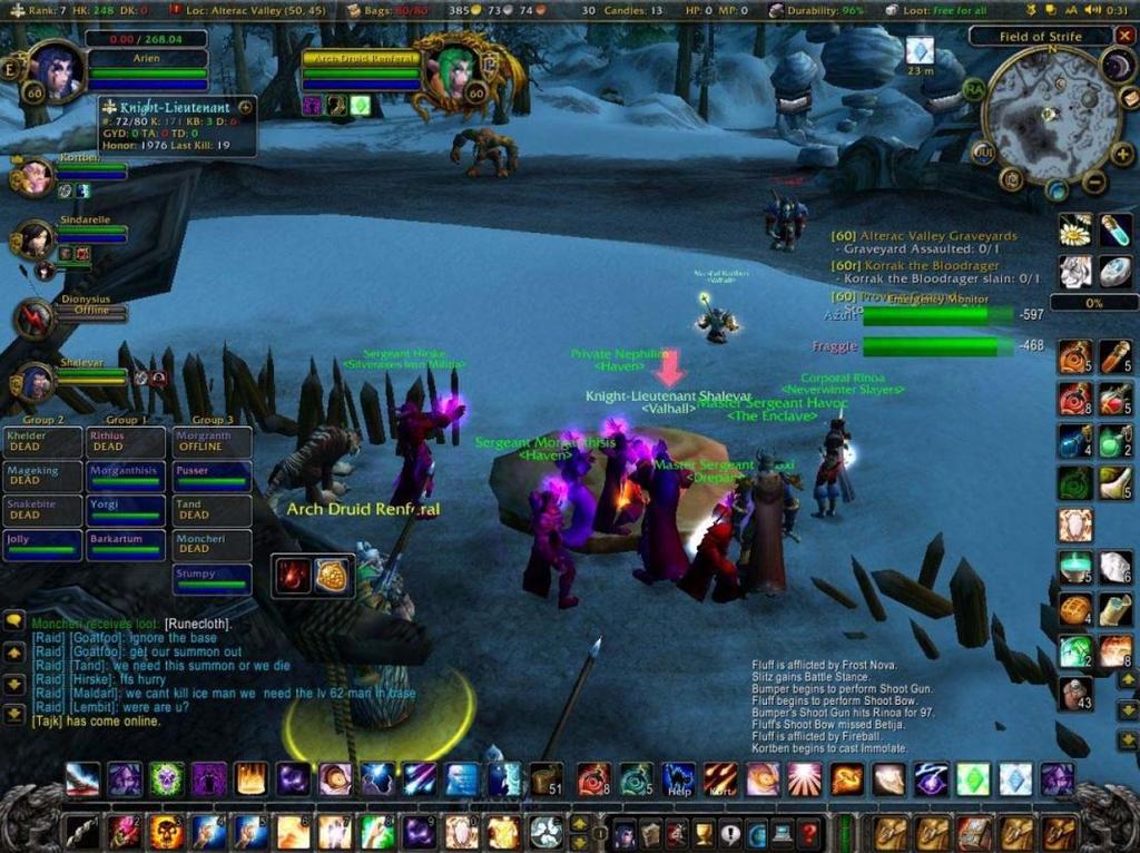 World of Warcraft World of Warcraft is a massively multiplayer online role-playing game