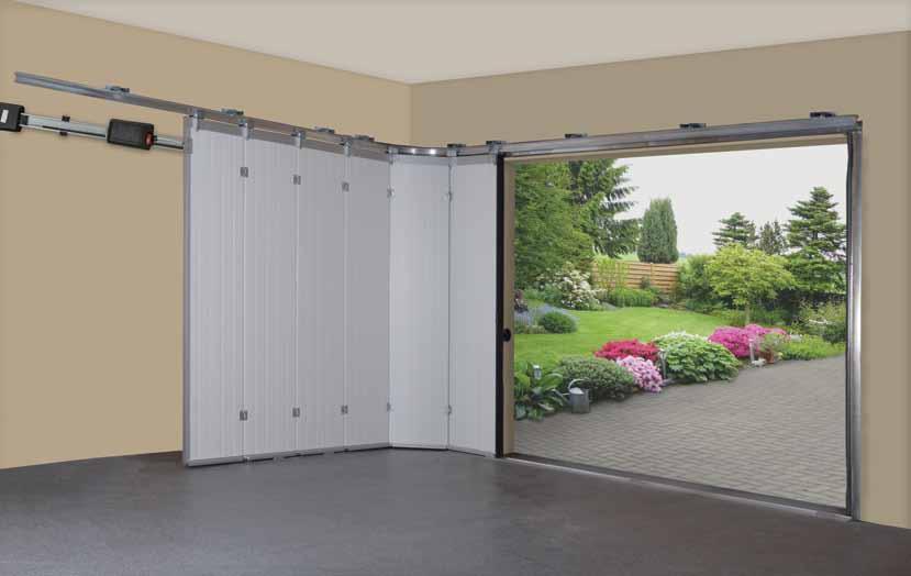 HARDWARETYPE The Side Sliding Sectional Door Optional electric operator for Your additional
