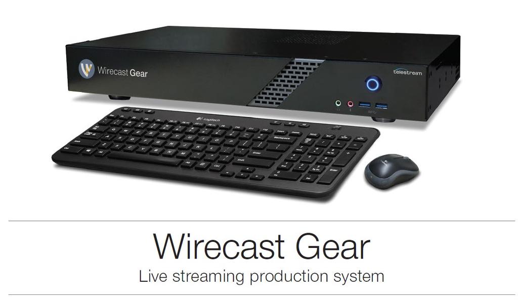 Wirecast System for Live Video Streaming 4 cameras can be hooked Has its own live streaming software Live production such as switching between multiple cameras while dynamically