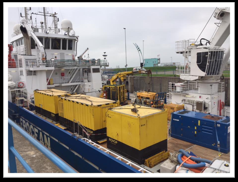 DEPLOYMENT FLEXIBILITY Free Flying work class ROV has a proven track record in offshore wind