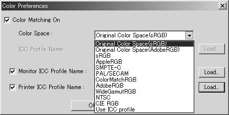 ADVANCED SETUP Color matching Color preferences Each output device (monitor or printer) defines color and contrast differently. To ensure accurate reproduction, the output color space must be defined.