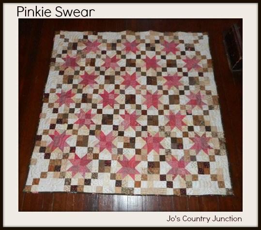 The extra bonus triangle can be used for many projects.here s a free pattern we have on the site, Pinkie Swear.