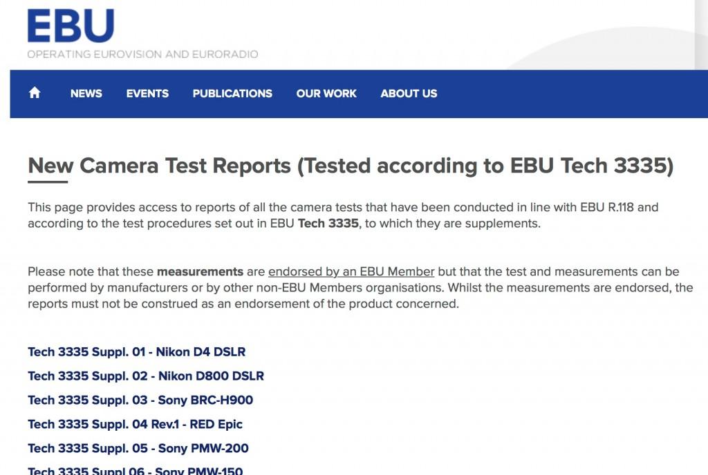 The EBU website.
