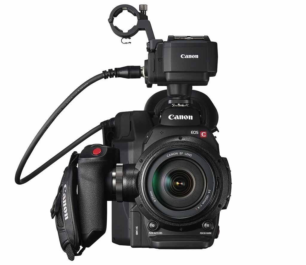 genlock. The C300 MkII with audio only jackpack. Alan recently put the Canon C300 MkII through the test.