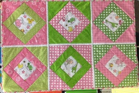 Parents, Grandparents, or adult friends are welcome to come assist their budding sewer. Quilt As You Go Crib Quilt Working with this June Taylor panel allows you to have a finished quilt in no time.