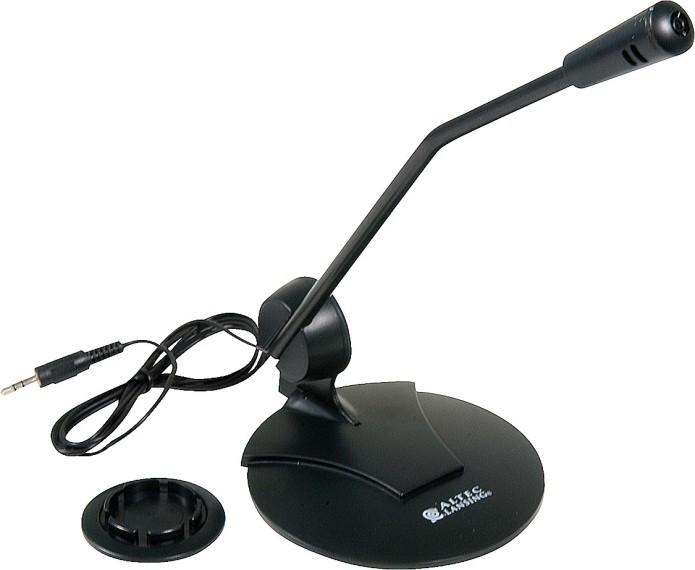 Connecting a Stand-alone Microphone: Step 1: Selection of Microphone Front of the computer (Optional) In selecting a microphone, you will want to choose a microphone that can be hooked up to a