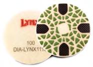 FLOOR PADS LYNX POLISHING PADS LYNX Resin Fiber Pads were made to: Increase production on concrete Rejuvenate the floor with one system Can be run wet or dry Are high