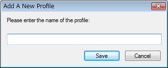 Scan (Windows ) c Click Add..., and then type the name of the profile you want to save. d Click Save. The new profile will appear in the Profiles drop-down list.
