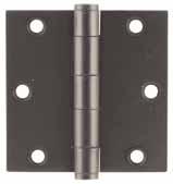 HEAVY DUTY HINGES, PLAIN BEARING 3 1 /2 x 3 1 /2 Prices are per Pair - All Hinges Supplied with Screws 920233 92013FB 3 1 /2 x 3 1 /2 Heavy Duty 1/4 Radius Corner,