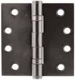 BALL BEARING HINGES 3 1 /2 x 3 1 /2, 4 x 4 Prices are per Pair - All Hinges Supplied with Screws 94014FB 4 x 4 Ball Bearing Square Corner, Flat Black 940243 4 x 4 Ball Bearing