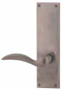 Keyed Pair 3 5 8 Center to Center-Non-Keyed (complete latchset) Function Specify any Sandcast Bronze Passage 71013 Knob or Lever Privacy 72013 Style and Handing $122.