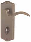 with Victoria Plate Interior 8225 8226 Egg Knob with Quincy Plate Exterior Non-Keyed (complete latchset) Specify any Brass Knob or Lever Style and Handing (LH/RH) ref P4