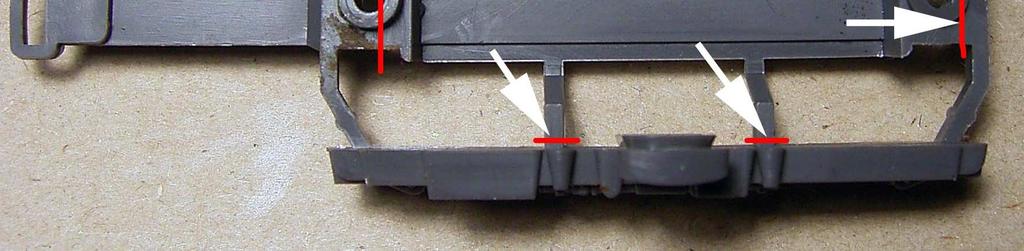 Note that it is best to leave a bit of plastic at the coupler end by cutting just to the