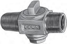 Ford Corporation Stops and Ford Ballcorp Corporation Stops With Increased MIP Pipe Thread Outlet with inside Driving Thread Many No-Lead products meet ANSI/NSF Standard 61 Annex G (or proposed