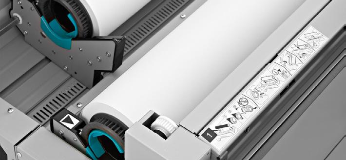 KIP precision cutting for accurate sheet sizes Accurate Print Sets KIP Systems provide precise cut