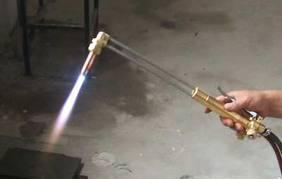 Acetylene torches to relieve stress,