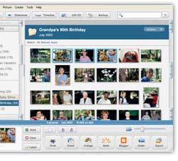 You can drag and drop to arrange your albums and make labels to create new groups. Picasa makes sure your pictures are always organized. Download at: http://www.picasa.com/index.