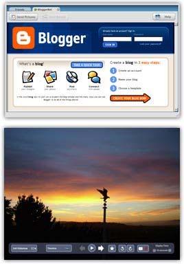 Put pictures on your own site, for free. Picasa s new Blogger button automatically opens Hello s Bloggerbot tool, which transfers pictures and text up to your blog.