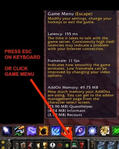 You will also want to be running WoW in Windowed Mode. See the next section if you don't know what that means.