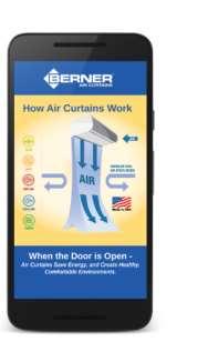 . Air Curtain App Control of air