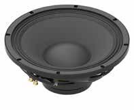 GF/ Fabric Neodymium The 121NPM is a ultra high efficiency, (11dB 1watt / 1 meter) 12-inch mid bass woofer with incredibly linear frequency response characteristics, extreme high power handling