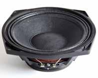 6FHM Ferrite Mid-Woofer Ideal for sealed or vented two-way and multi-way high quality Ideal for professional audio system as mid-range, high sensitivity audio designs.