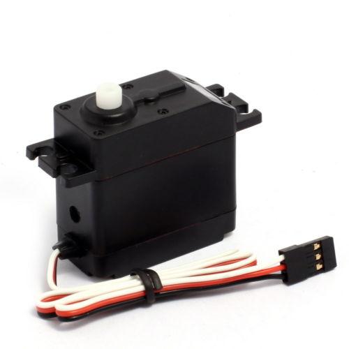 These servos control the positions of radio controlled airplane flaps, boat rudders, and car steering.