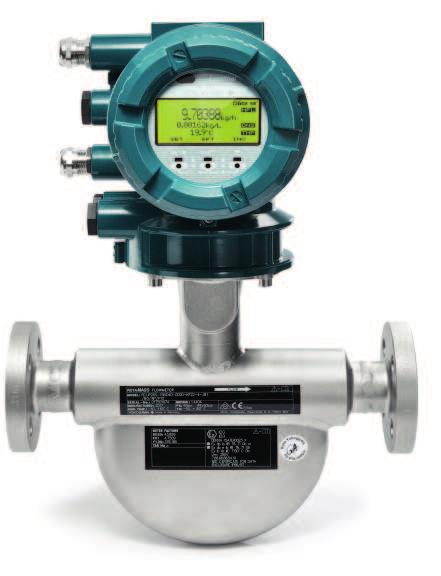 General Specifications ROTAMASS Total Insight Coriolis Mass Flow and Density Meter GS 01U10B04-00EN-R Scope of application Advantages and benefits Precise flow rate measurement of fluids and gases,