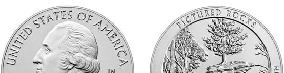 2018 Pictured Rocks National Lakeshore 5-Ounce Silver Quarter! A Possible Future Collector Coin At A Bullion Price!