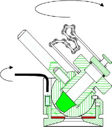 . Separate the top part of the valve from the coupling part by
