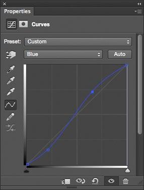 Shadows option from the Tone popup for Color Balance. However, you can often get better results by using a Curves adjustment layer to exercise greater control over the color adjustment.