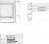 same T-slot 5 For constructing sliding door of 3x18 Bi-slot profile. One set required for each sliding door.