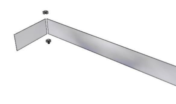 Installation Instructions for L-Shaped Glass Guards Top bracket ottom bracket