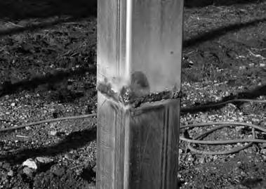 to install the upper main column posts: After all lower main column posts are set, continue by installing the upper main column posts as described in the next procedure.