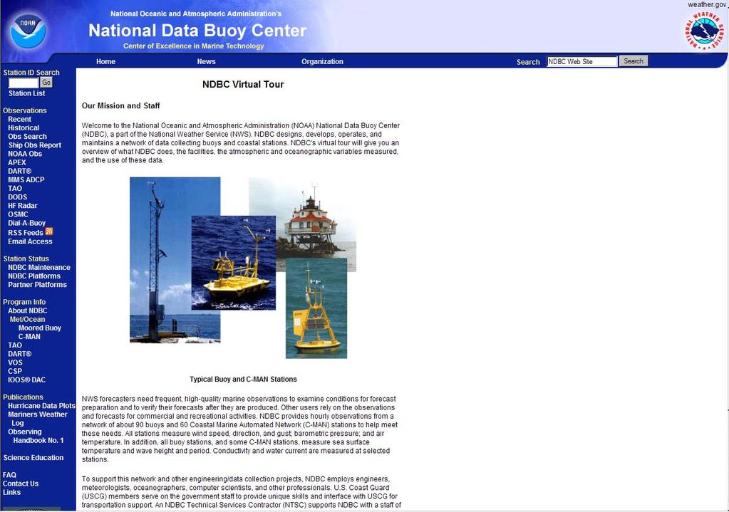 Interrogate buoys to obtain derived sea surface temperatures, meteorological information